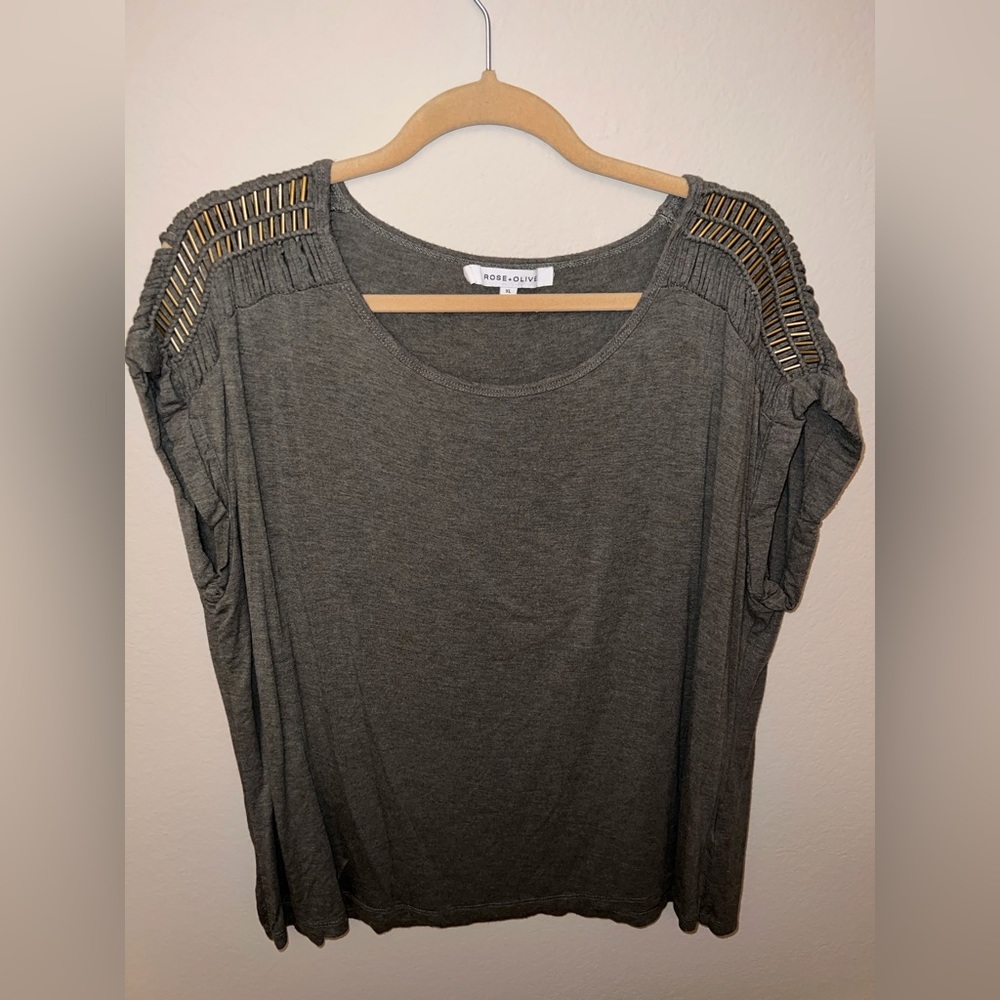Rose and Olive top